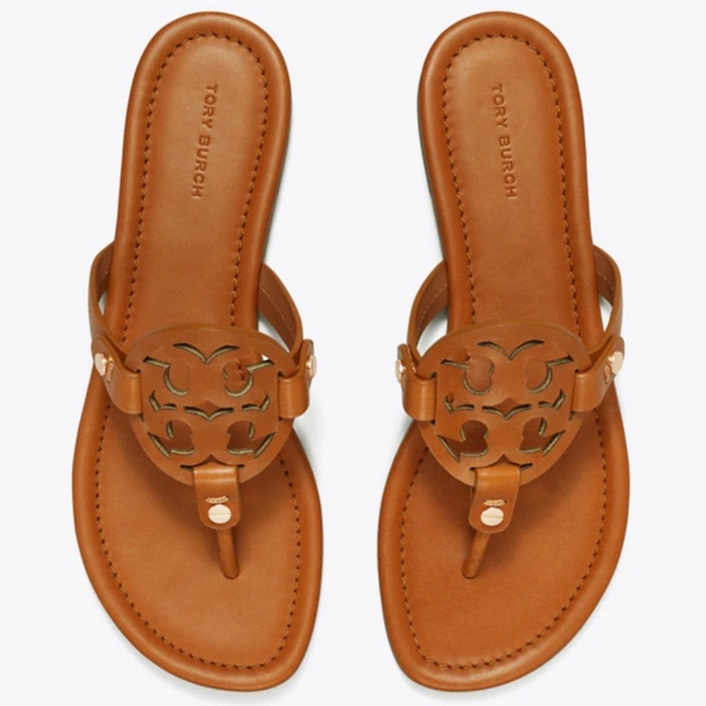 Tory Burch Brown Miller Sandals
